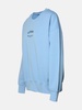 LIGHT BLUE ORGANIC COTTON SWEATSHIRT