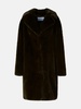 'TEDDY CAMILLE' BROWN FAUX FUR JACKET