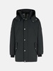 'GRANITE PEAK' BLACK POLYESTER PARKA