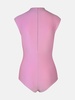 'CRISTIN' PINK POLYAMIDE BLEND BODYSUIT