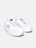 WHITE FABRIC SNEAKERS