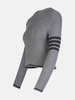 '4 BAR' GREY VIRGIN WOOL SWEATER