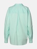 GREEN VISCOSE BLEND SHIRT