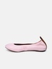 PINK LEATHER BALLET FLATS