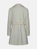 Ivory virgin wool blend coat