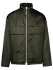 Jil Sander Green Polyamide Blend Down Jacket Man