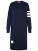 Thom Browne '4-Bar' Navy Cotton Dress Woman