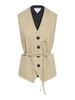 Bottega Veneta Women Prince Of Wales Wool Gilet