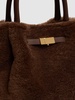 Midi New York shearling tote bag