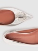 5mm Camelia mirror leather ballerinas