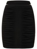 X-Ray viscose blend knit mini skirt