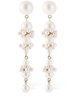 14kt & Pearl Tulip Perle earrings