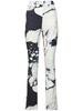 Marmo printed high rise straight jeans