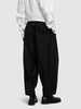 Wide leg wool pants