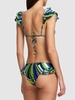 Iride printed Lycra bikini bottoms