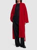 Ghali belted cashmere knit long coat