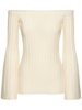 Nelson wool & cashmere rib knit top