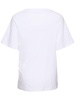 Organic cotton jersey t-shirt w/twist