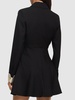 Sella wool gabardine mini dress