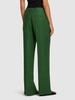 Tailored viscose wide leg pants