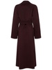 Agata belted wool long coat