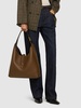 Large Marcie grained leather tote bag