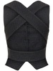 Houndstooth tech vest