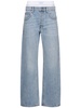 Balloon high rise cotton denim jeans