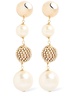 Bucaneve Imitation drop earrings