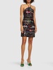 Georgette sequin halter neck mini dress