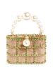 Holli Bling top handle bag w/crystals