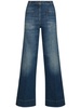 Alina denim medium waist wide jeans