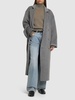 Borneo double breast wool long coat