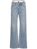 Mid rise relaxed cotton denim jeans