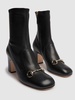 75mm Lady Horsebit leather boots