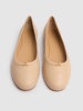 10mm Marcie leather ballerina flats