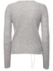 Ussi wool blend sweater w/ drawstring