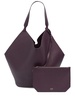 Medium Lotus leather tote bag