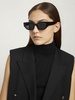 Cat-eye bio-acetate sunglasses w/ chain