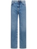 Loris high rise denim straight jeans