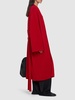 Ghali belted cashmere knit long coat