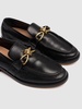 Astaire crinkled leather loafers