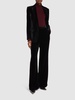 Velvet straight pants