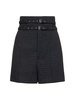 Houndstooth tech high rise shorts