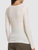 Bella lyocell blend rib knit t-shirt