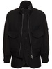 Cotton blend ripstop zip jacket