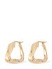 Essentials Twist Triangle hoop earrings