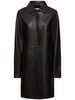 Gilo leather midi coat