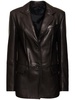 Hayes leather blazer