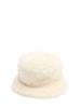 Reversible shearling bucket hat